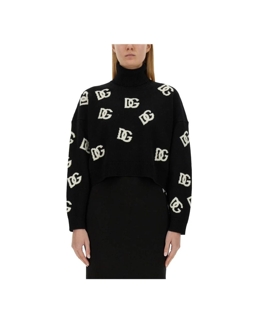 Dolce & Gabbana Black Turtlenecks