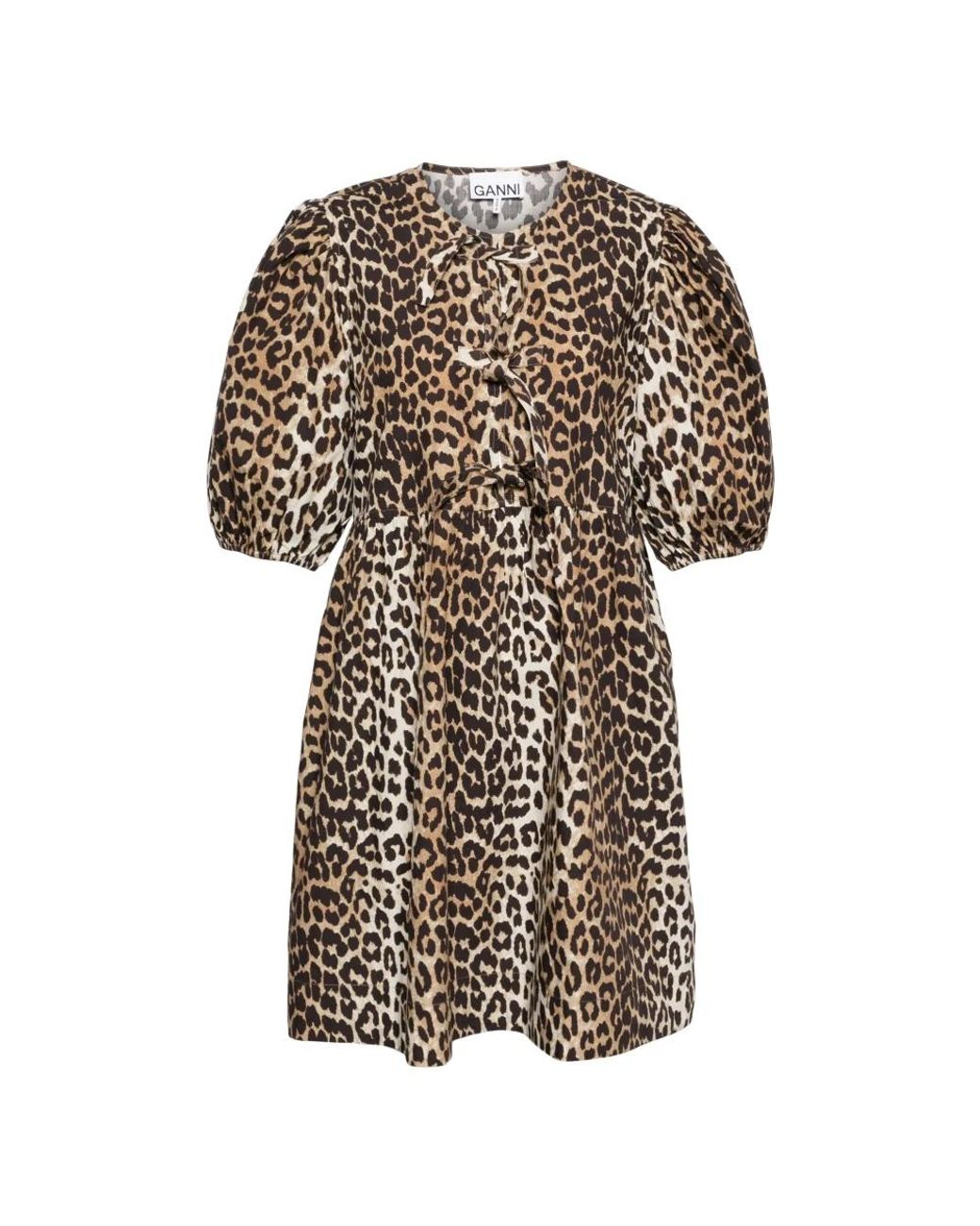 Ganni Brown Short Dresses