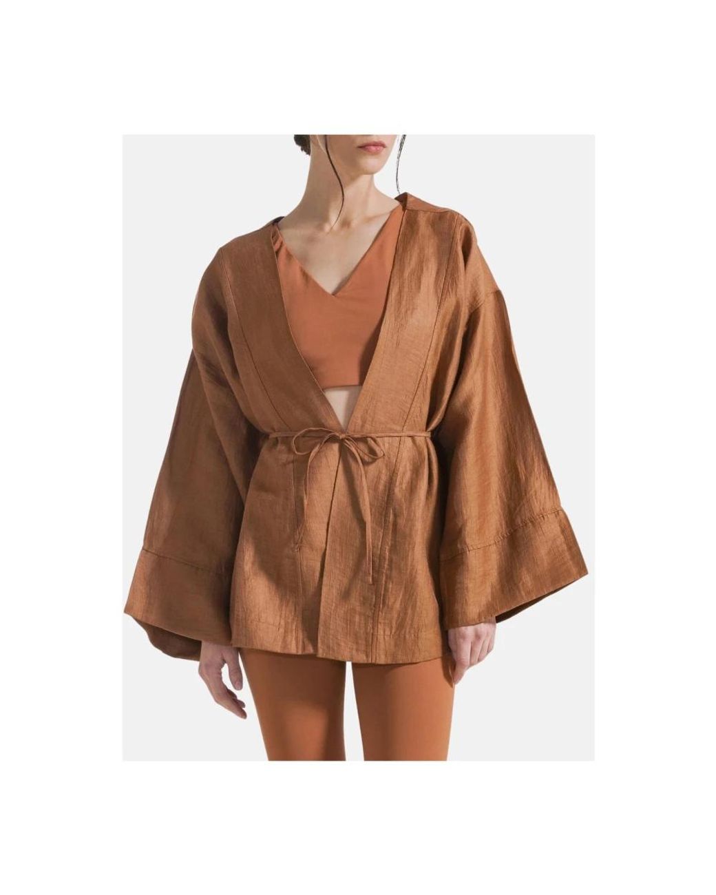 Deha Brown Kimonos