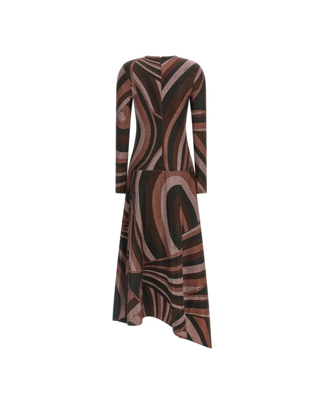 Emilio Pucci Brown Midi Dresses