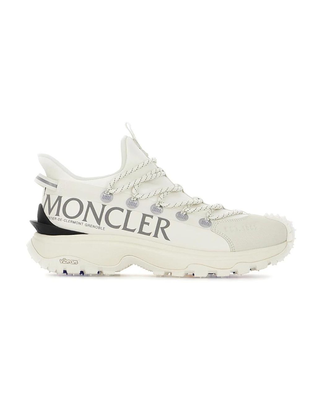 Moncler White Trailgrip Lite2 Sneakers