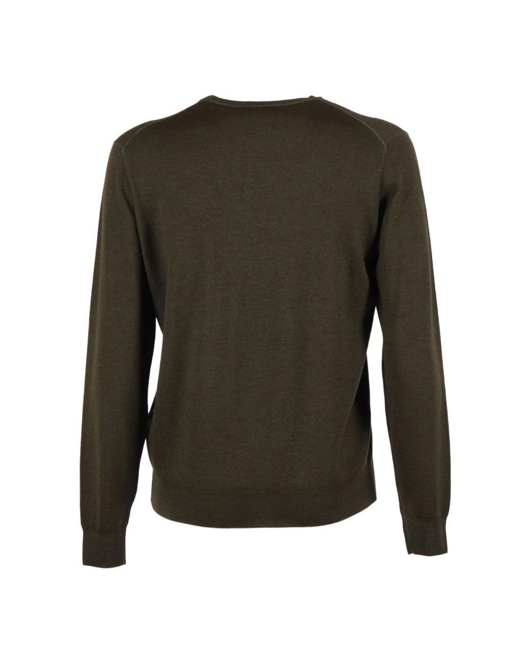 FILIPPO DE LAURENTIIS Green Round-Neck Knitwear for men