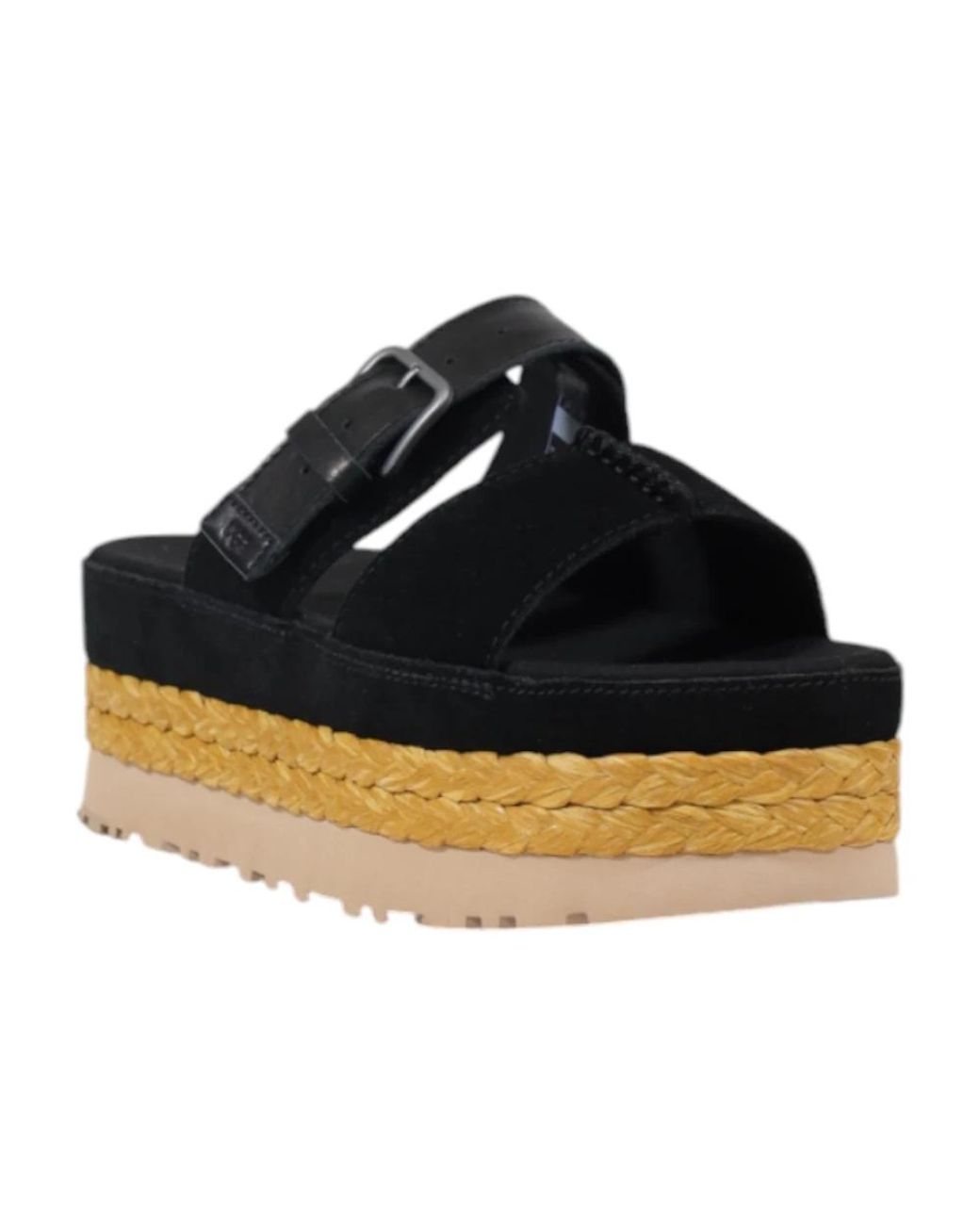 Ugg Black Sliders