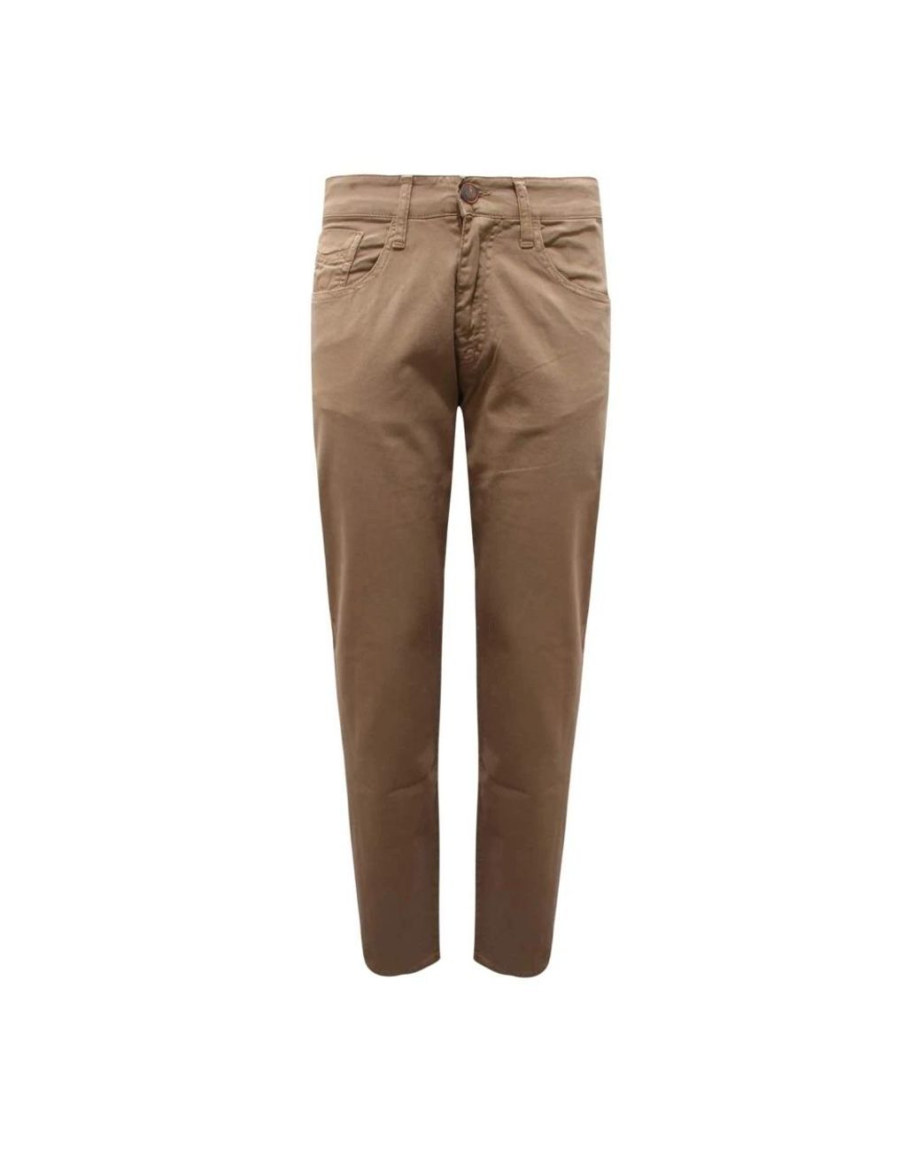 Liu Jo Brown Slim-Fit Trousers for men