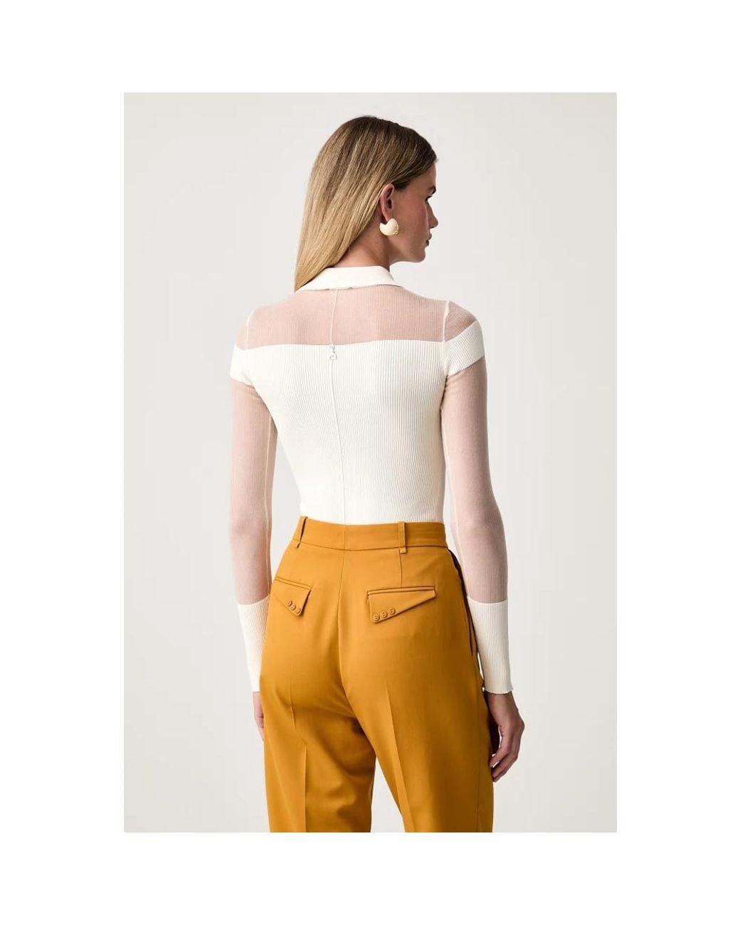 Patrizia Pepe White Polo Shirts