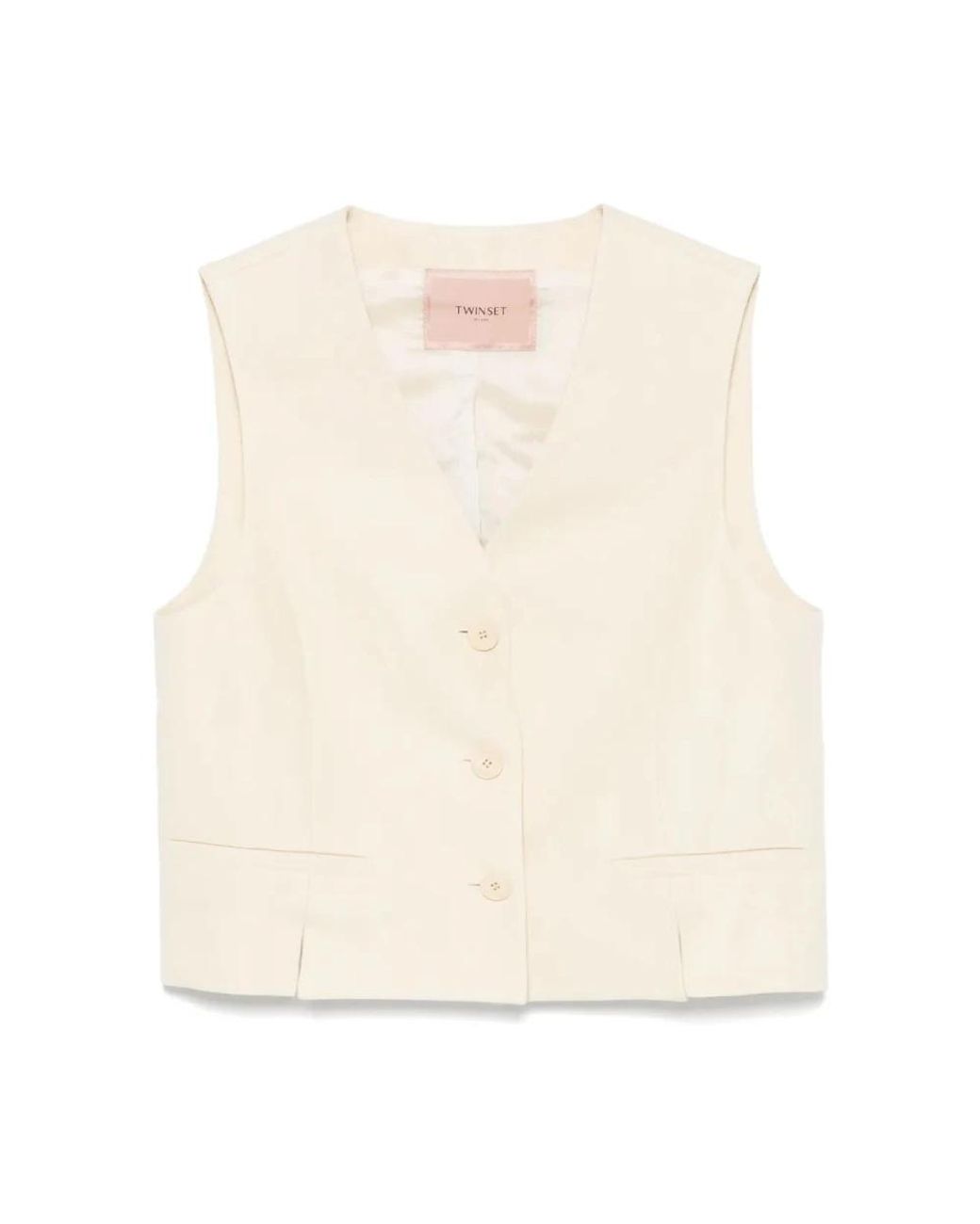 Twinset Natural Waistcoats