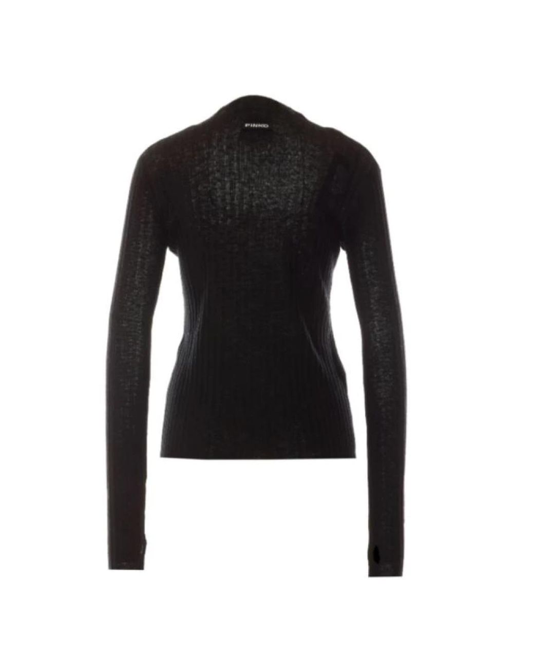Pinko Black Round-Neck Knitwear