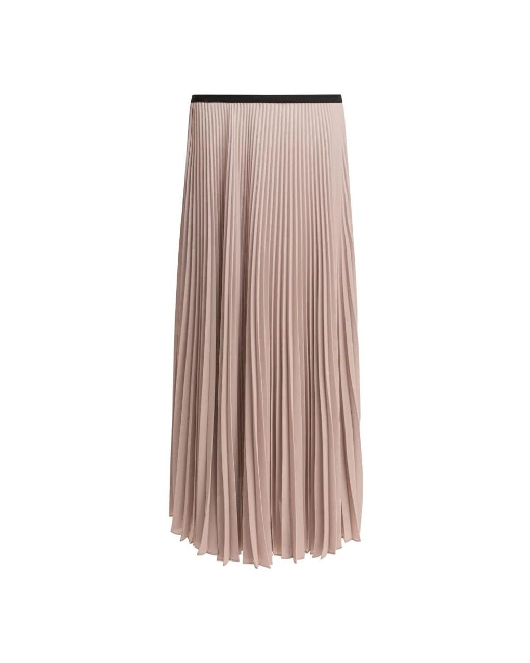 Semler Rokken ,Roze ,Polyester Geplooide Rok in het Brown