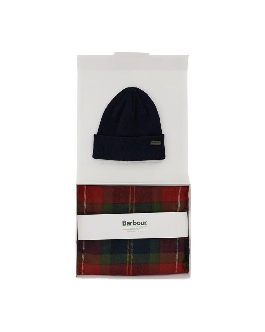 Barbour Black Winter Scarves for men