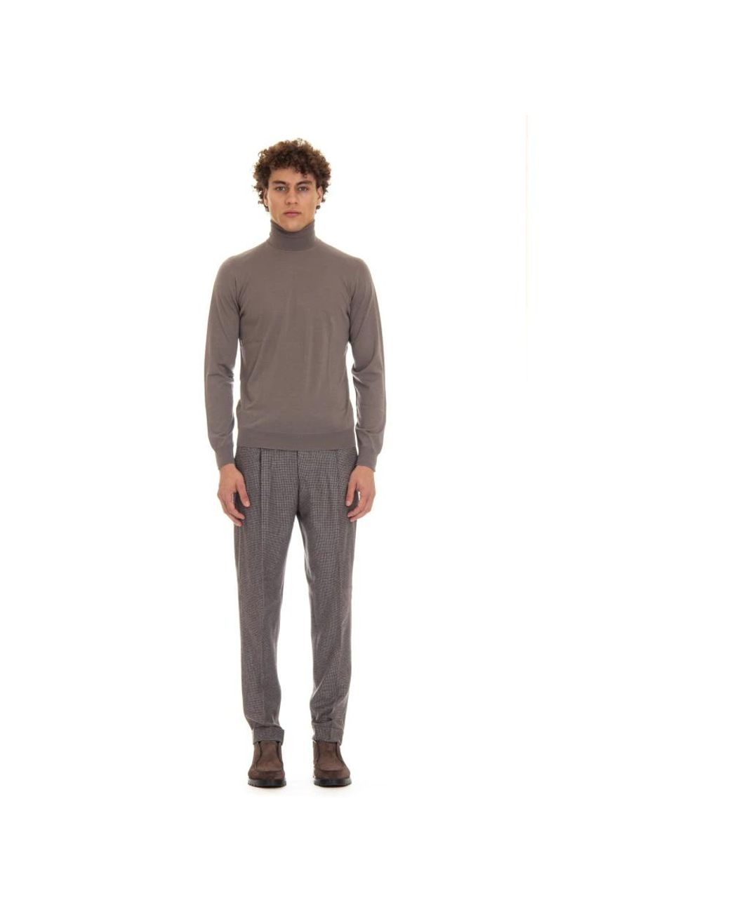 Drumohr Brown Turtlenecks for men