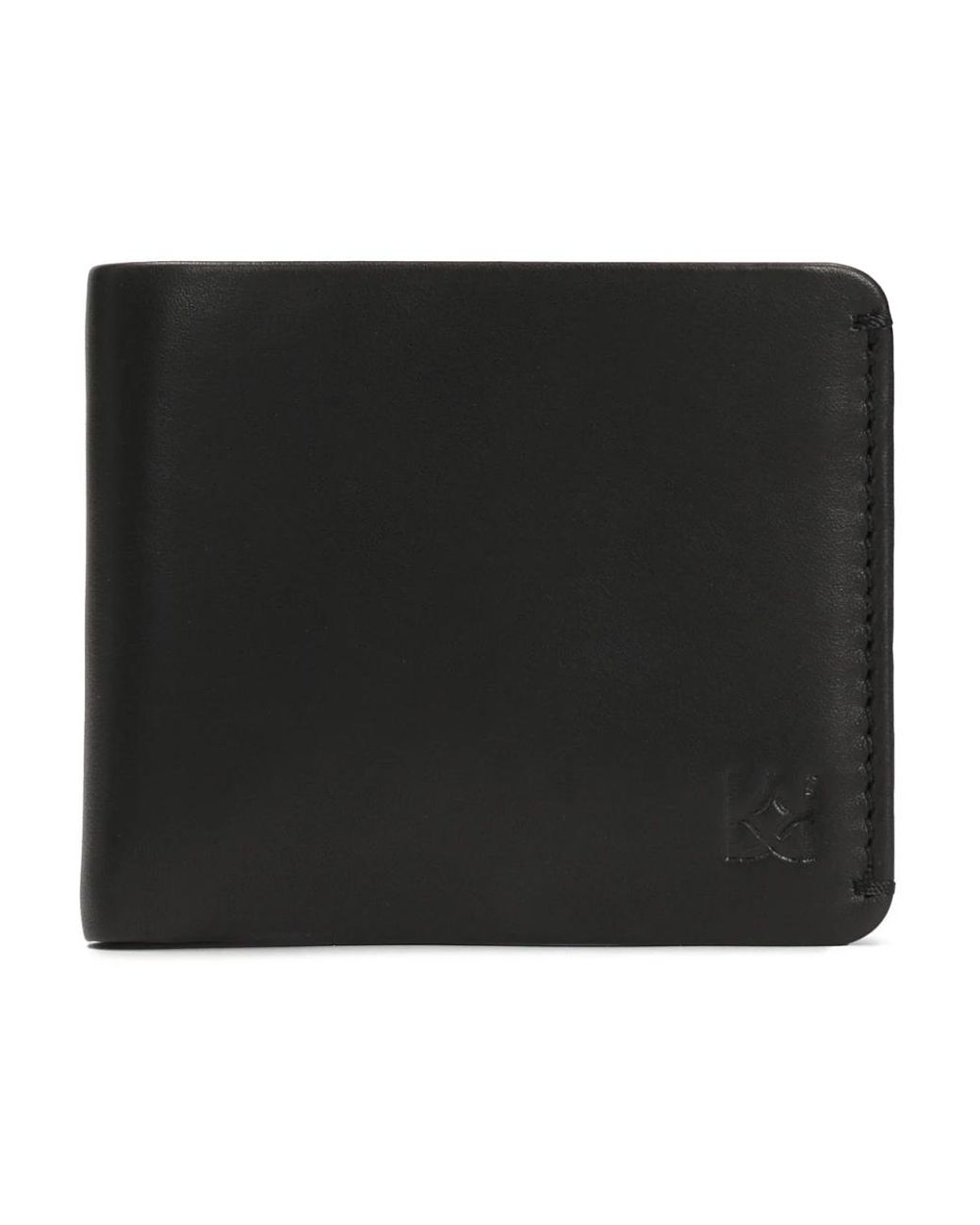 Kazar Accessoires ,Zwart ,Leer Zwarte Leren Portemonnee Met Muntvak in het Black voor heren