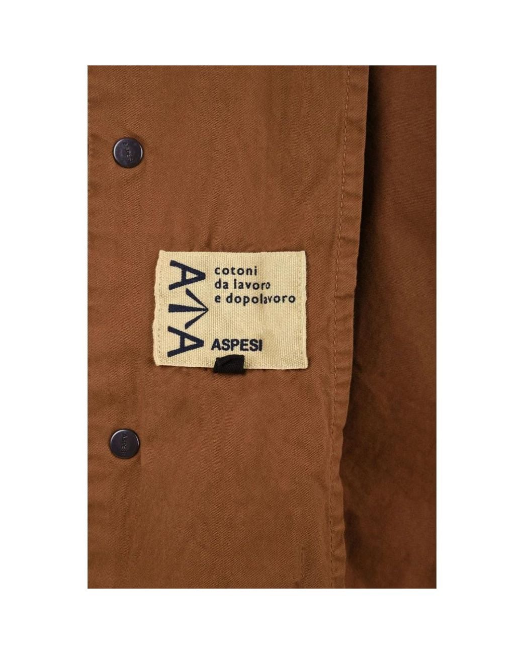 Aspesi Brown Casual Shirts for men