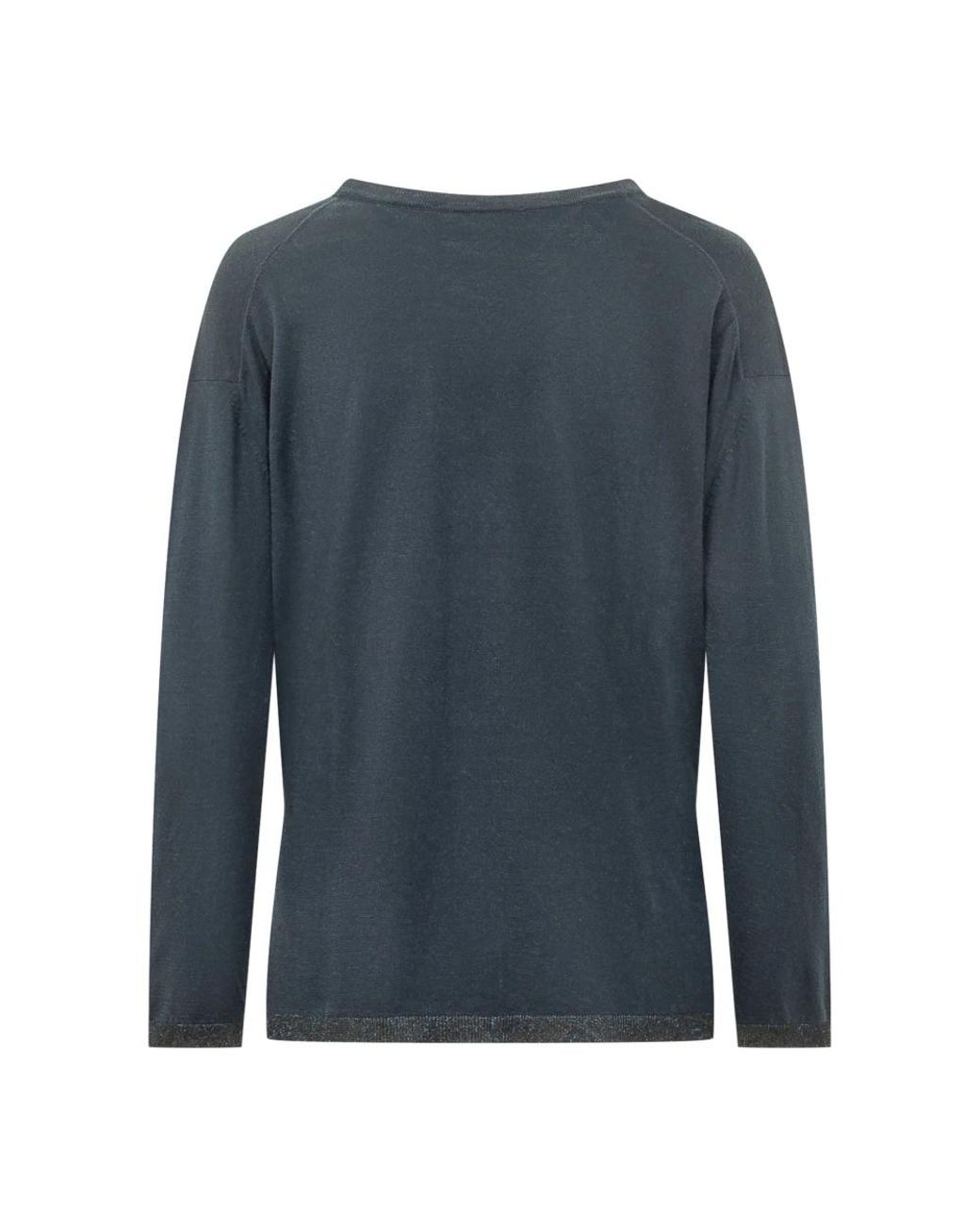 Gran Sasso Blue V-Neck Knitwear