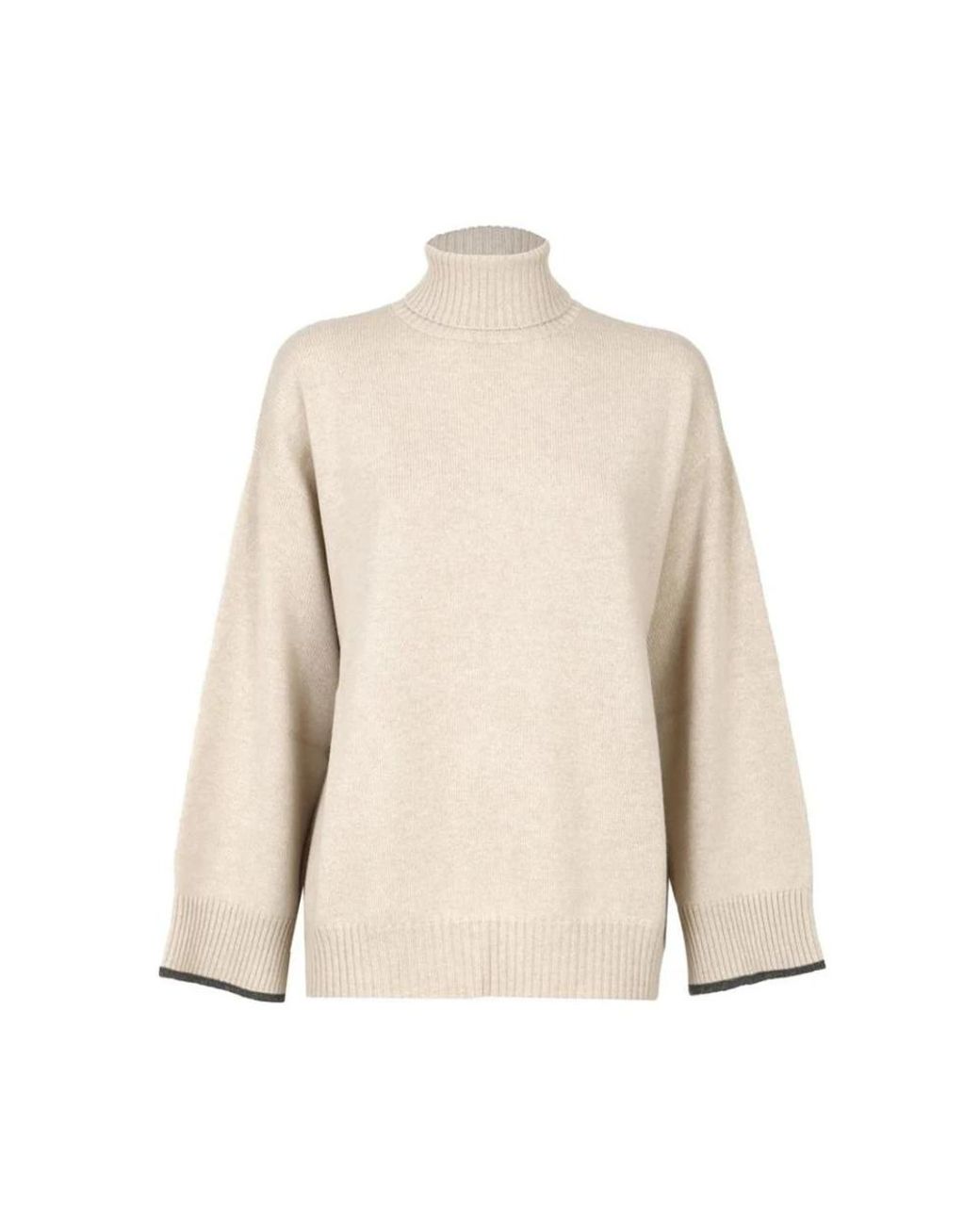 Brunello Cucinelli Natural Cashmere Knitwear