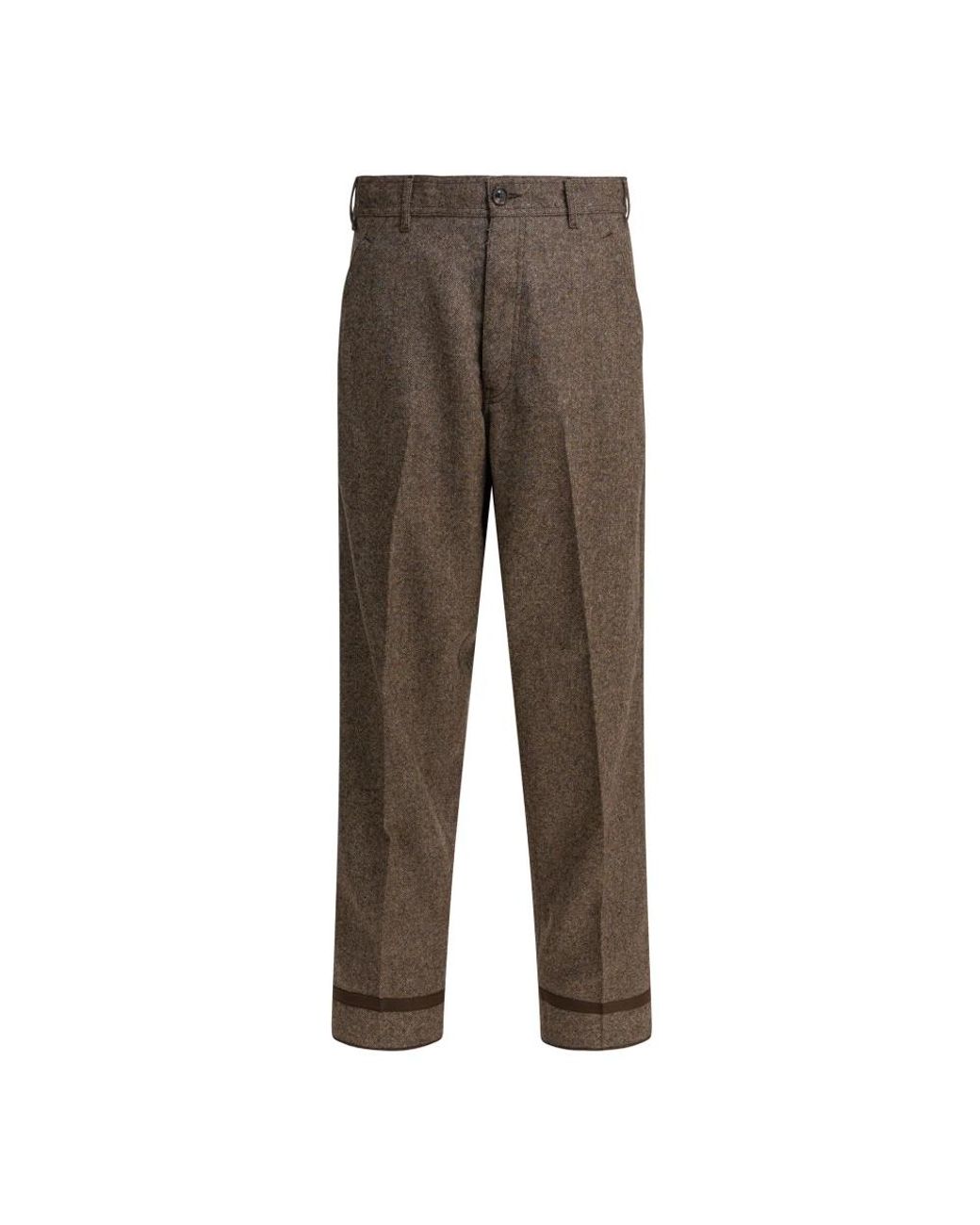 Straight Trousers Maison Margiela de hombre de color Brown