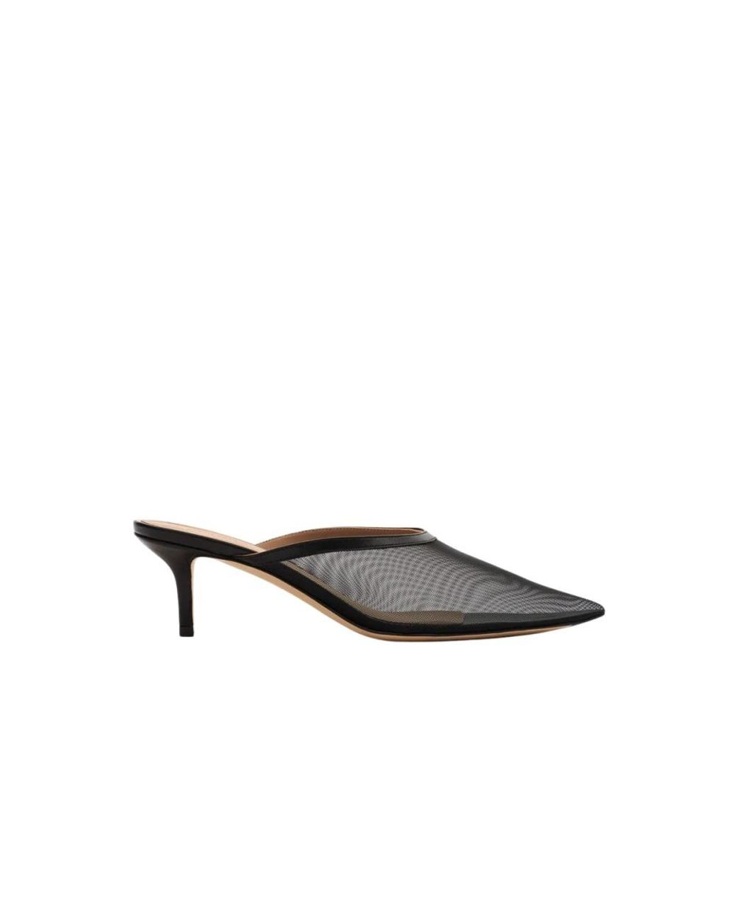 Scarosso Gray Heeled Mules