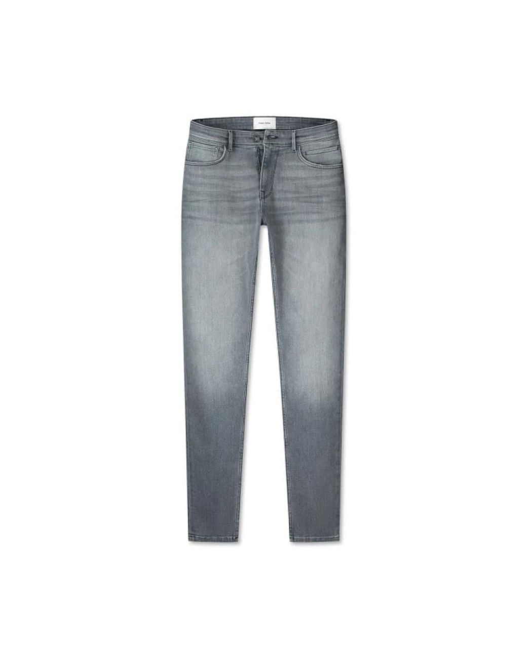 Pure Path Jeans ,Grijs ,Denim Denim Mid Jeans in het Gray voor heren