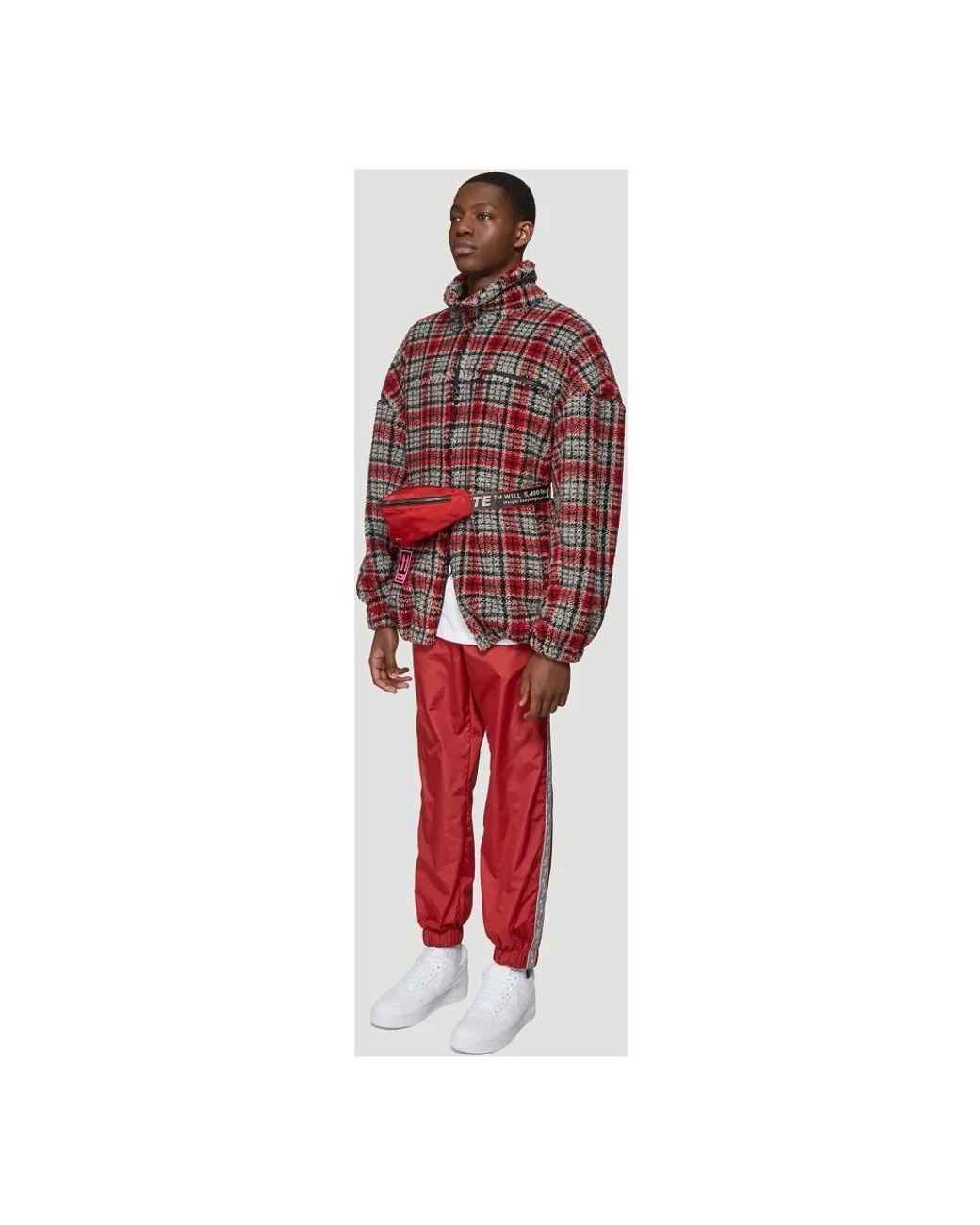 Off-White c/o Virgil Abloh Red Sweatpants for men
