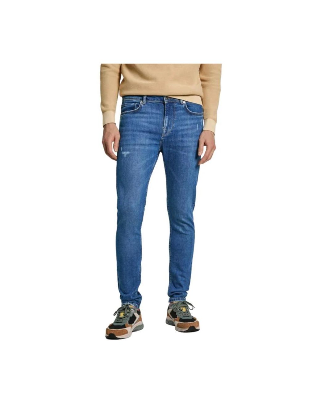 Pepe Jeans Blue Skinny Fit Jeans for men