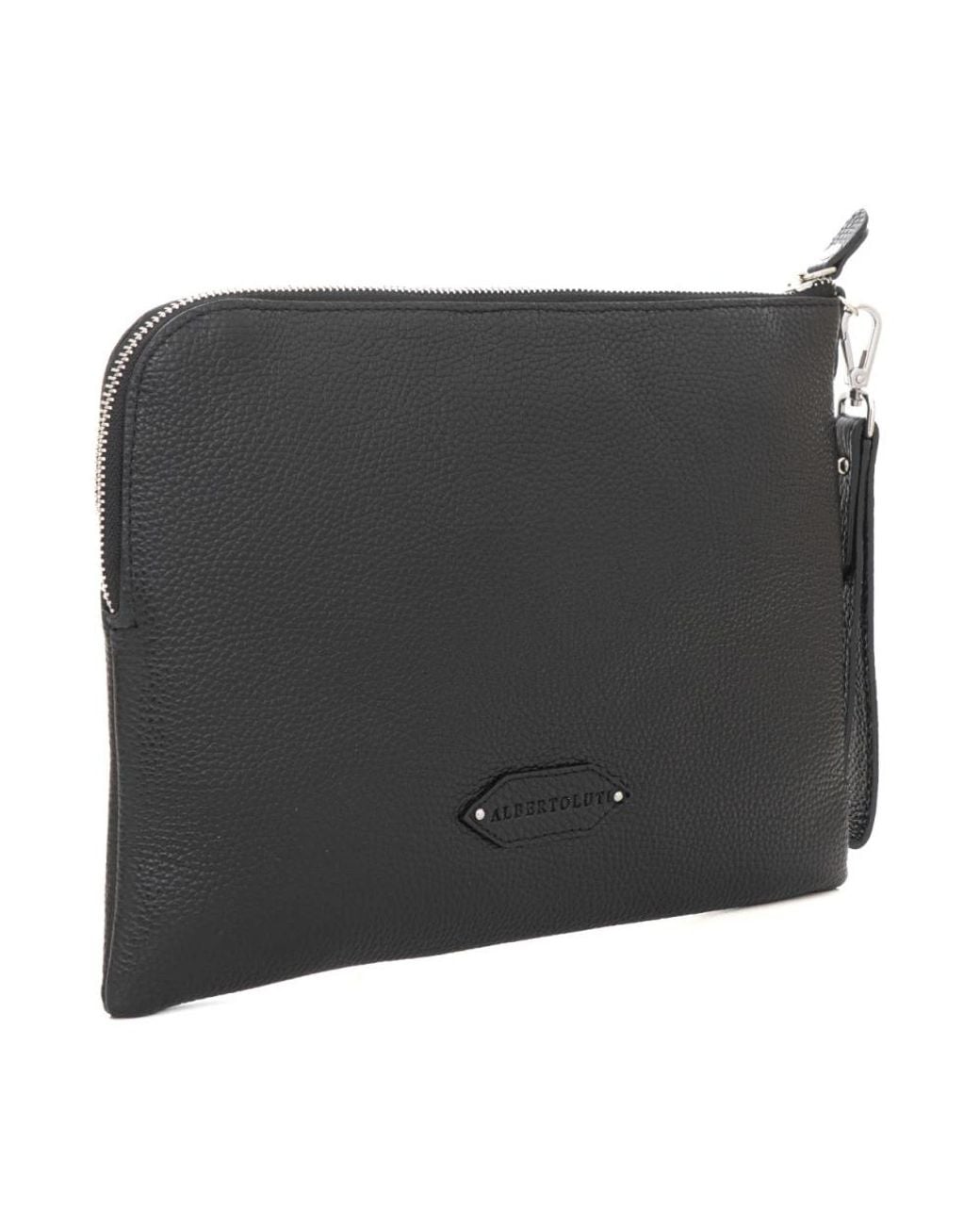 Alberto Luti Black Cross Body Messenger for men