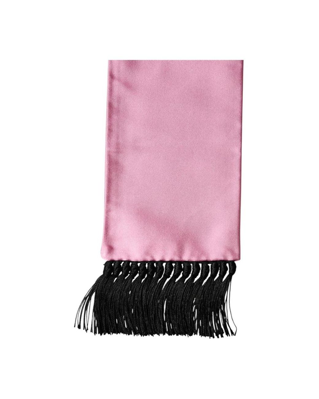 Dolce & Gabbana Pink Silk Scarves for men