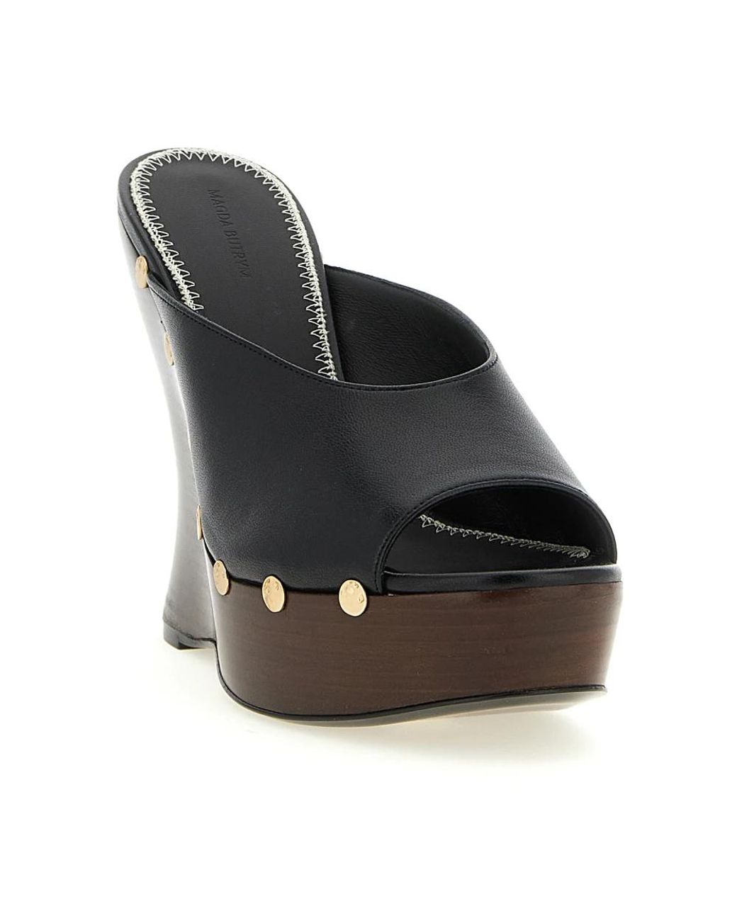 Magda Butrym Black Wedges