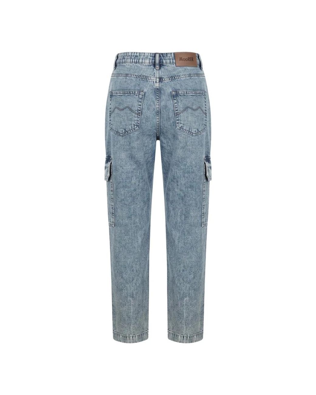 Moorer Blue Slim Fit Jeans