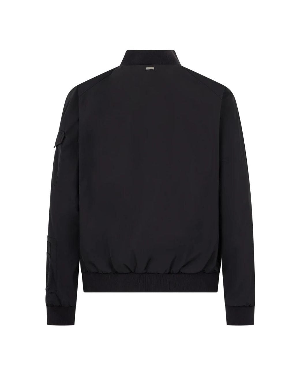 Herno Black Bomber Jackets for men