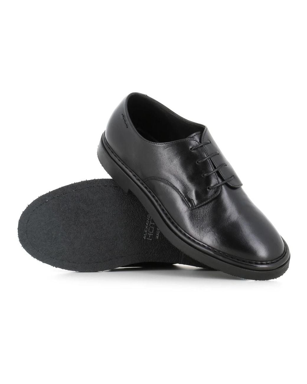 Alexander Hotto Black Laced Shoes