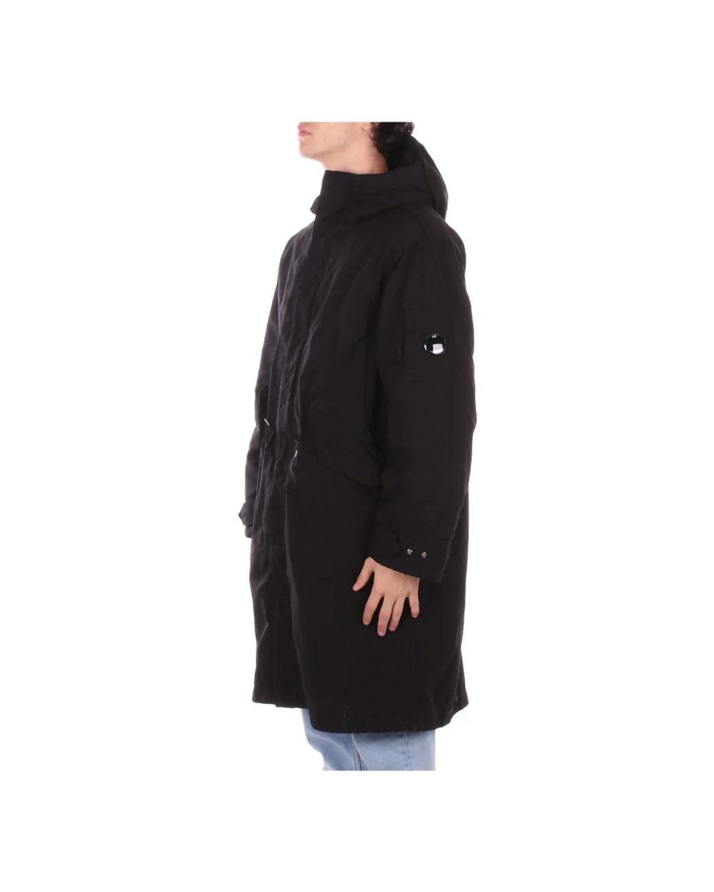 C P Company Black Parkas for men