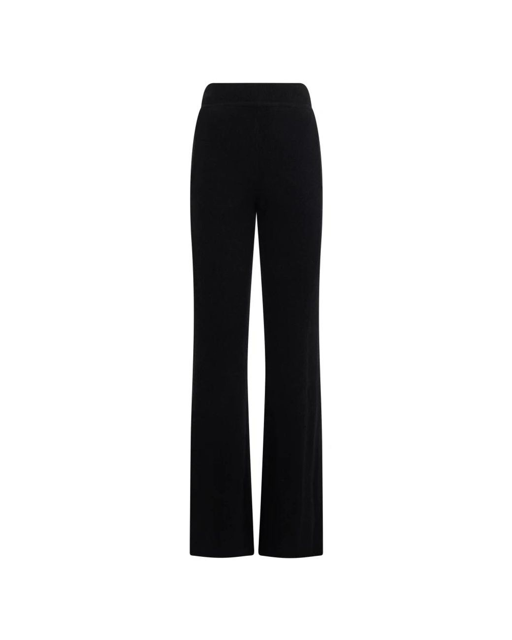 Alberta Ferretti Black Wide Trousers