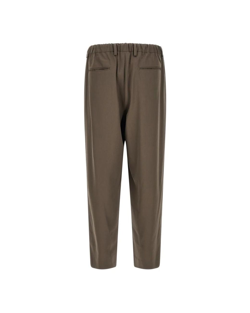 Ssstein Gray Wide Trousers for men