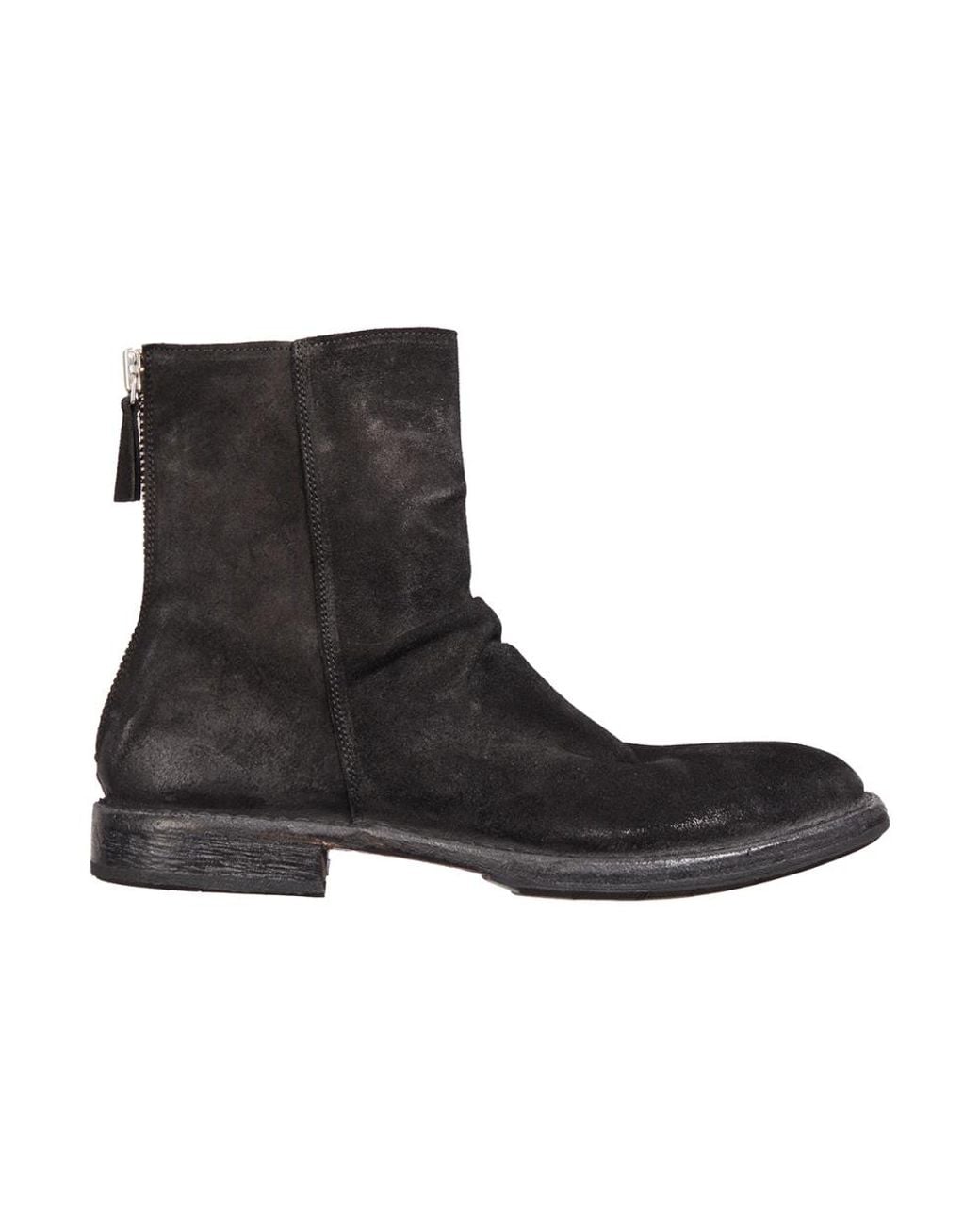 Moma Black Ankle Boots for men