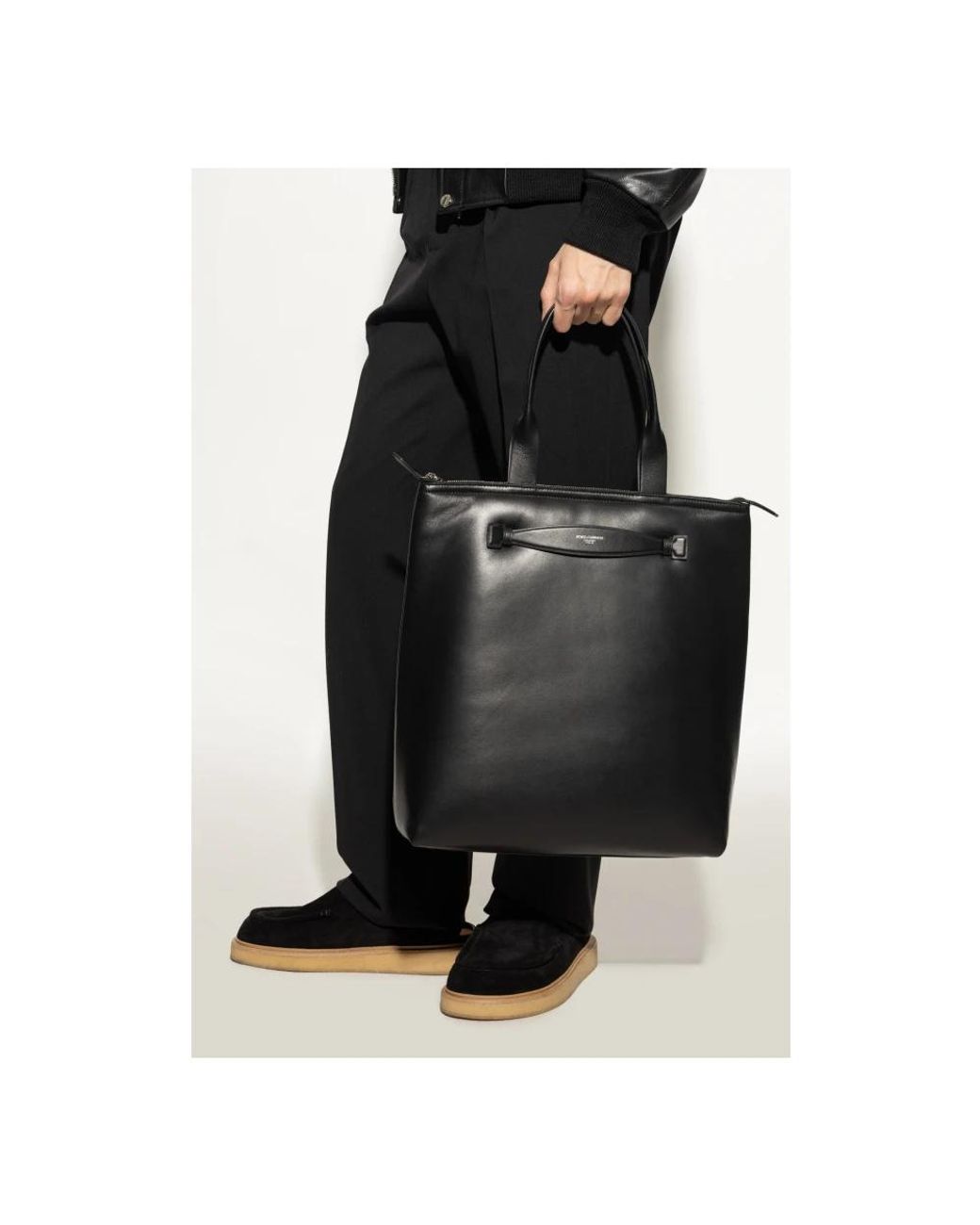 Tote Bags di Dolce & Gabbana in Black da Uomo