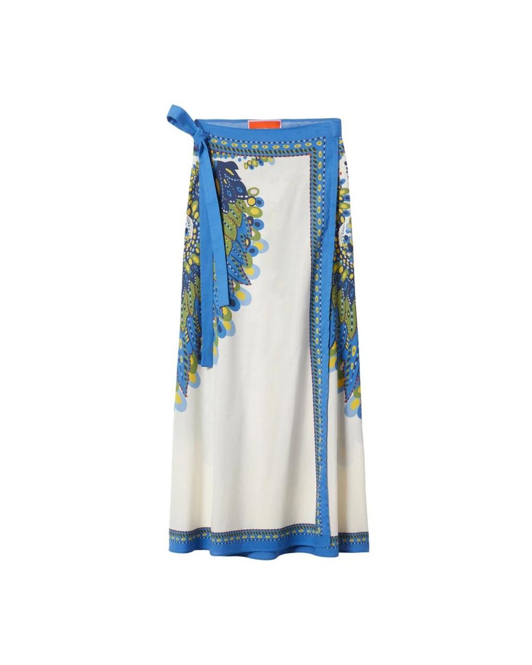 LaDoubleJ Rokken ,Veelkleurig ,Katoen Sarong Rok in het Blue