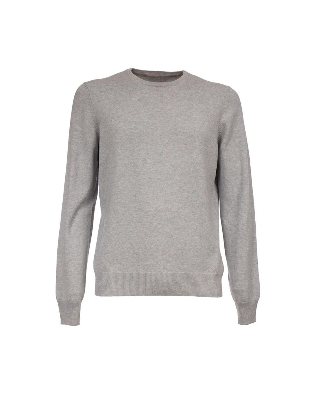 Gran Sasso Gray Round-Neck Knitwear for men