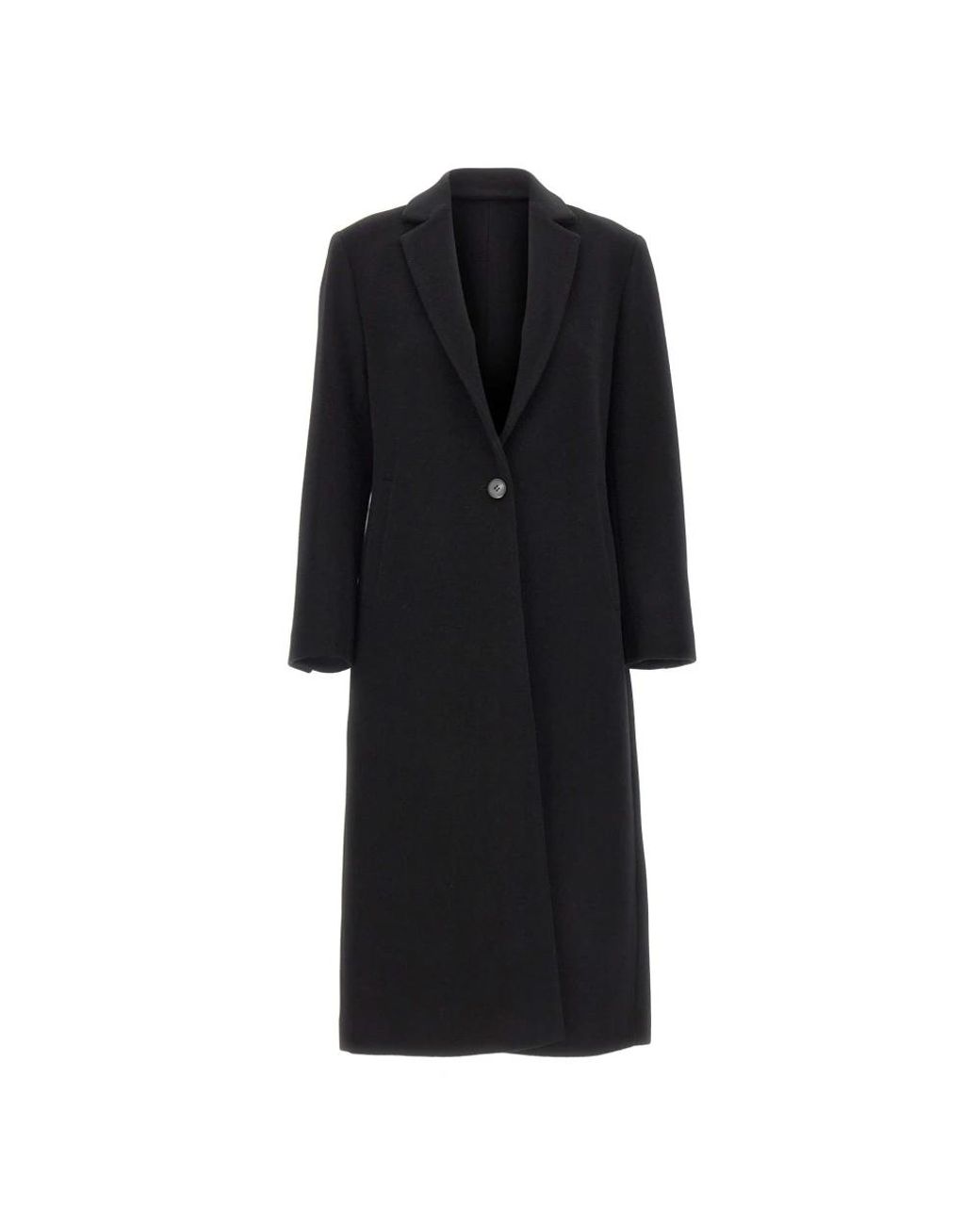 Marella Black Single-Breasted Coats
