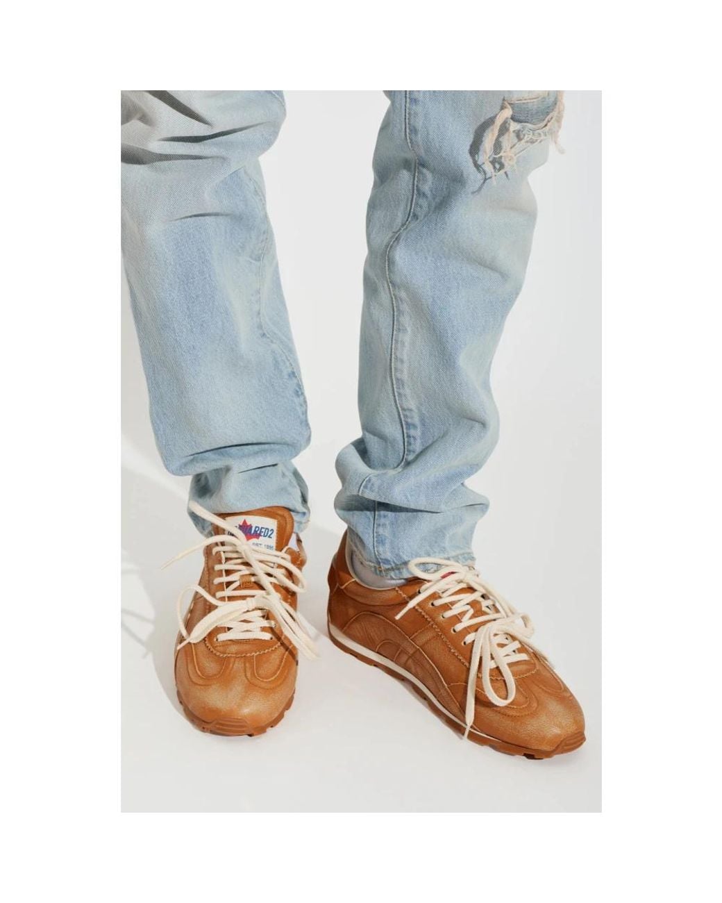 DSquared² Brown Sports Shoes 'Dc-642' for men
