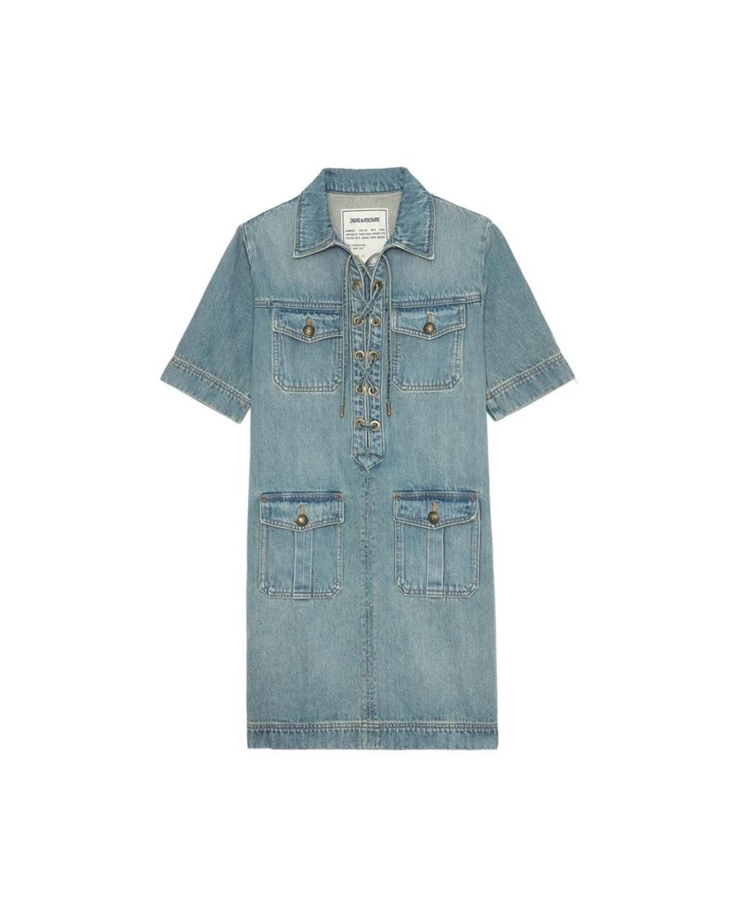 Zadig & Voltaire Blue Short Dresses