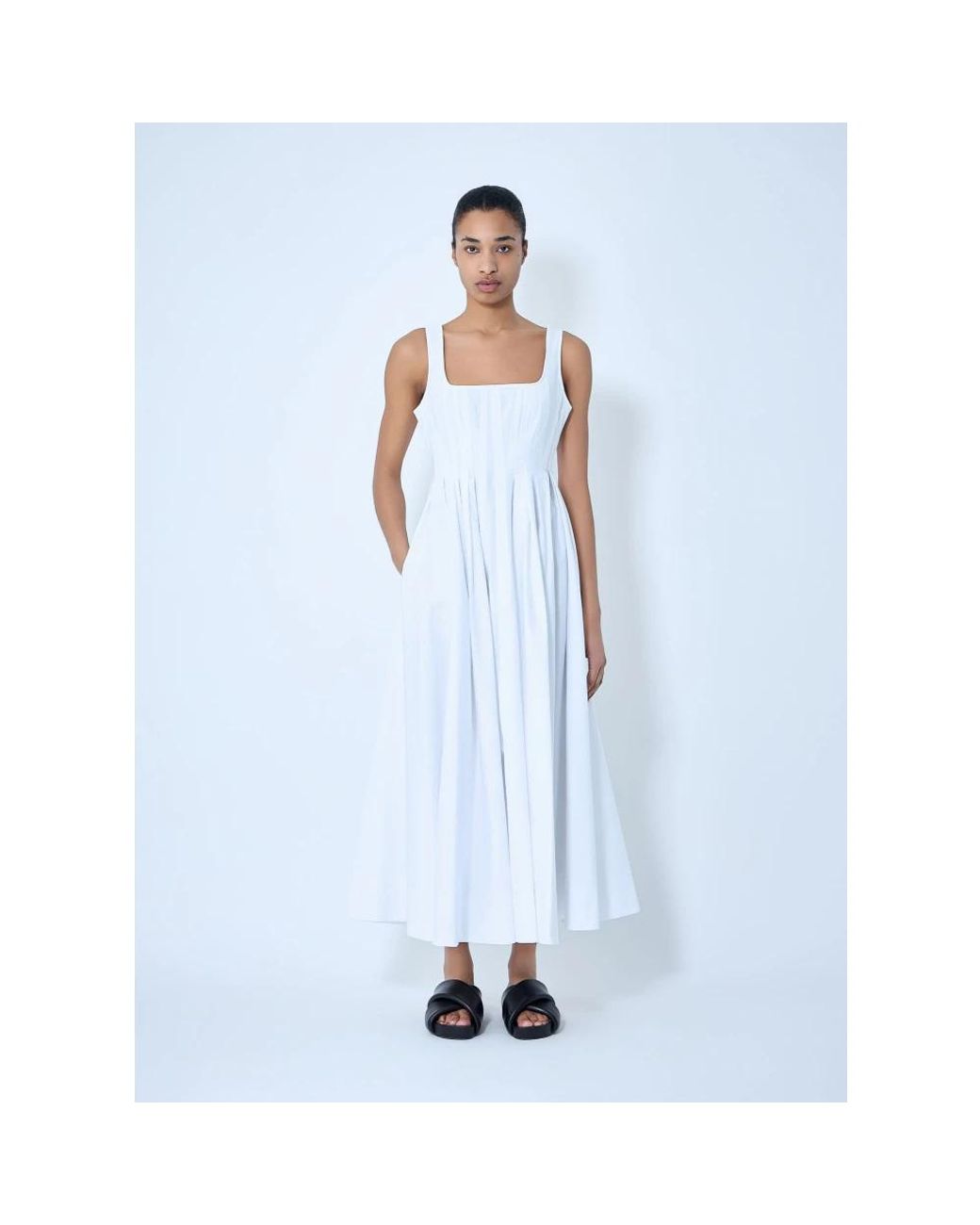 Sportmax Blue Midi Dresses