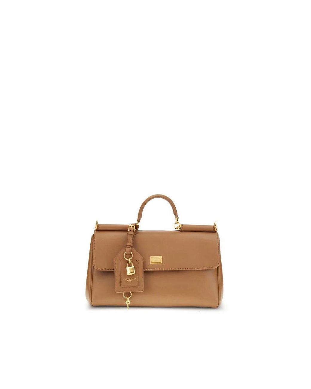 Dolce & Gabbana Brown My Sicily Handbag