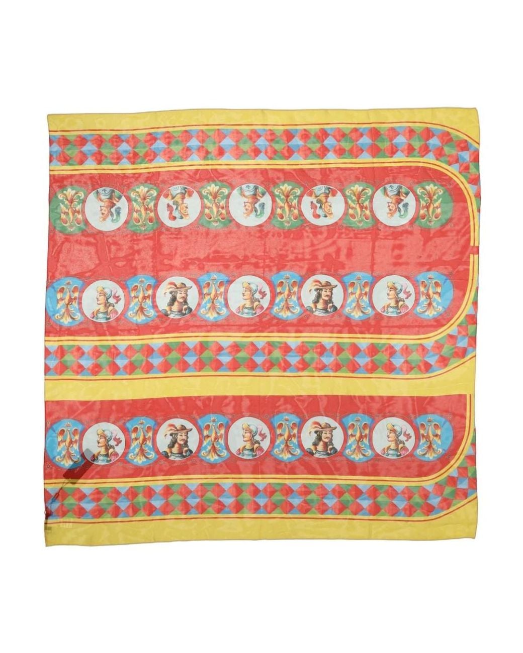Dolce & Gabbana Red Silk Scarves