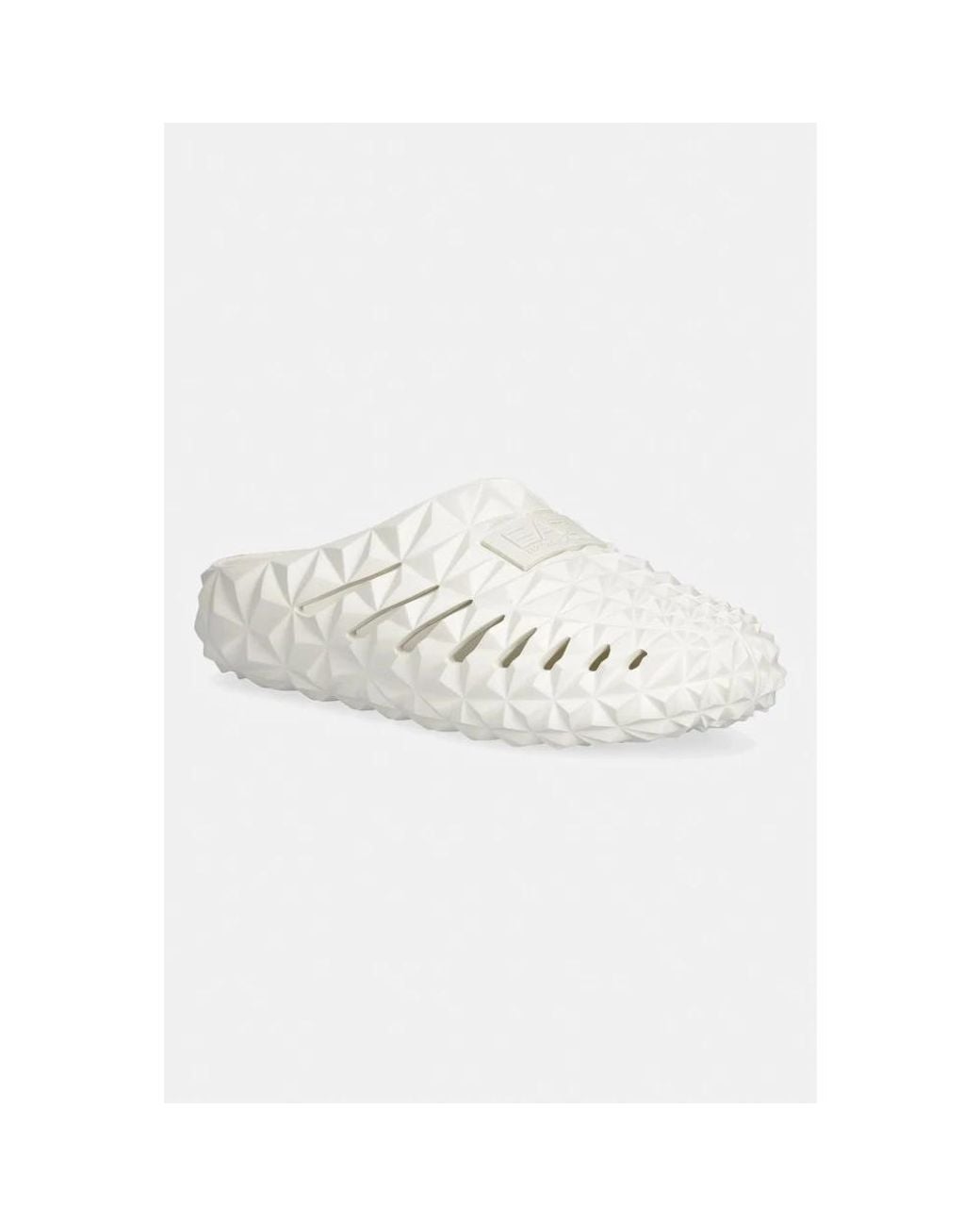 EA7 White Prisma Pantoletten