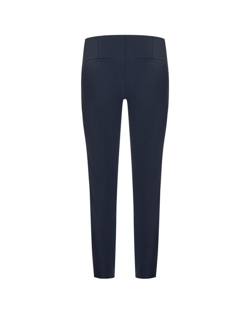 Cambio Blue Slim-Fit Trousers