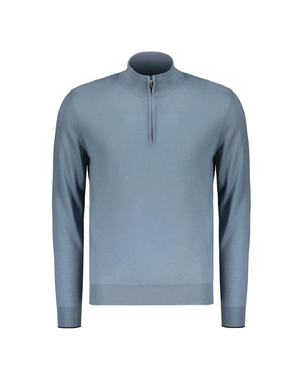 Moorer Blue Turtlenecks for men