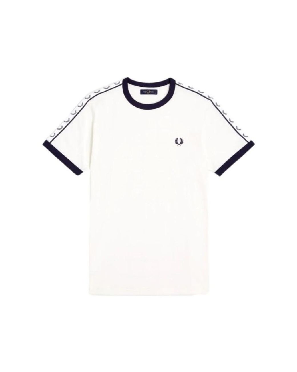 Fred Perry T-Shirts in het White voor heren