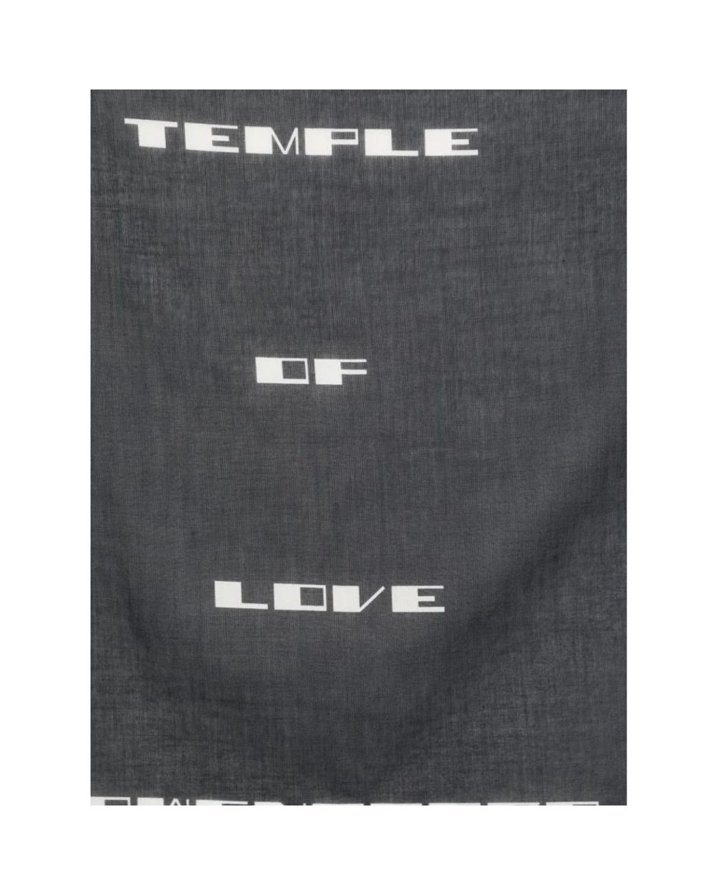 Scarves di Rick Owens in Black da Uomo