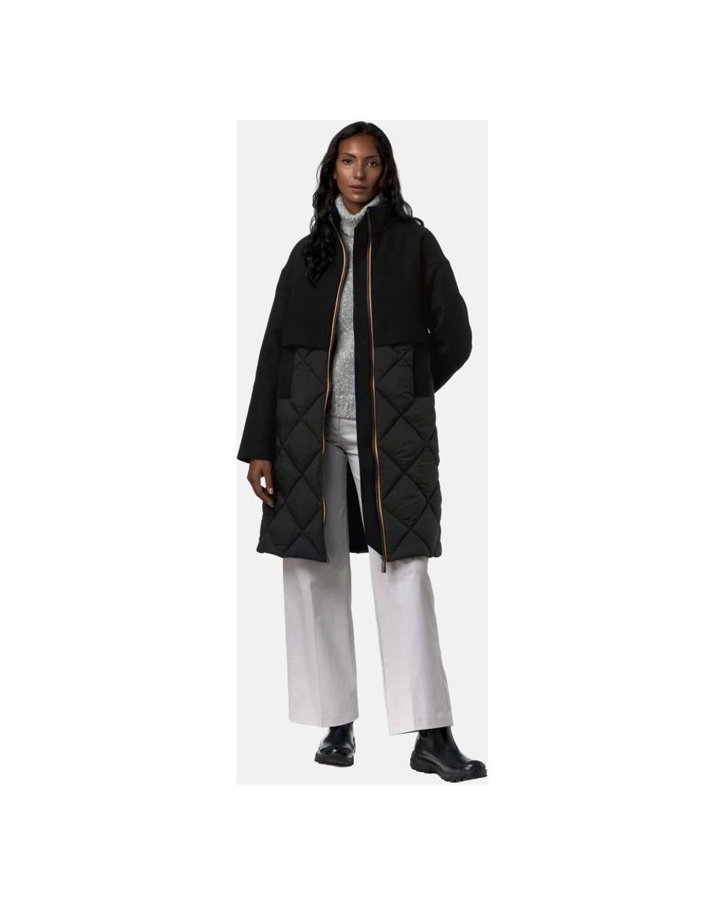 K-Way Black Down Coats