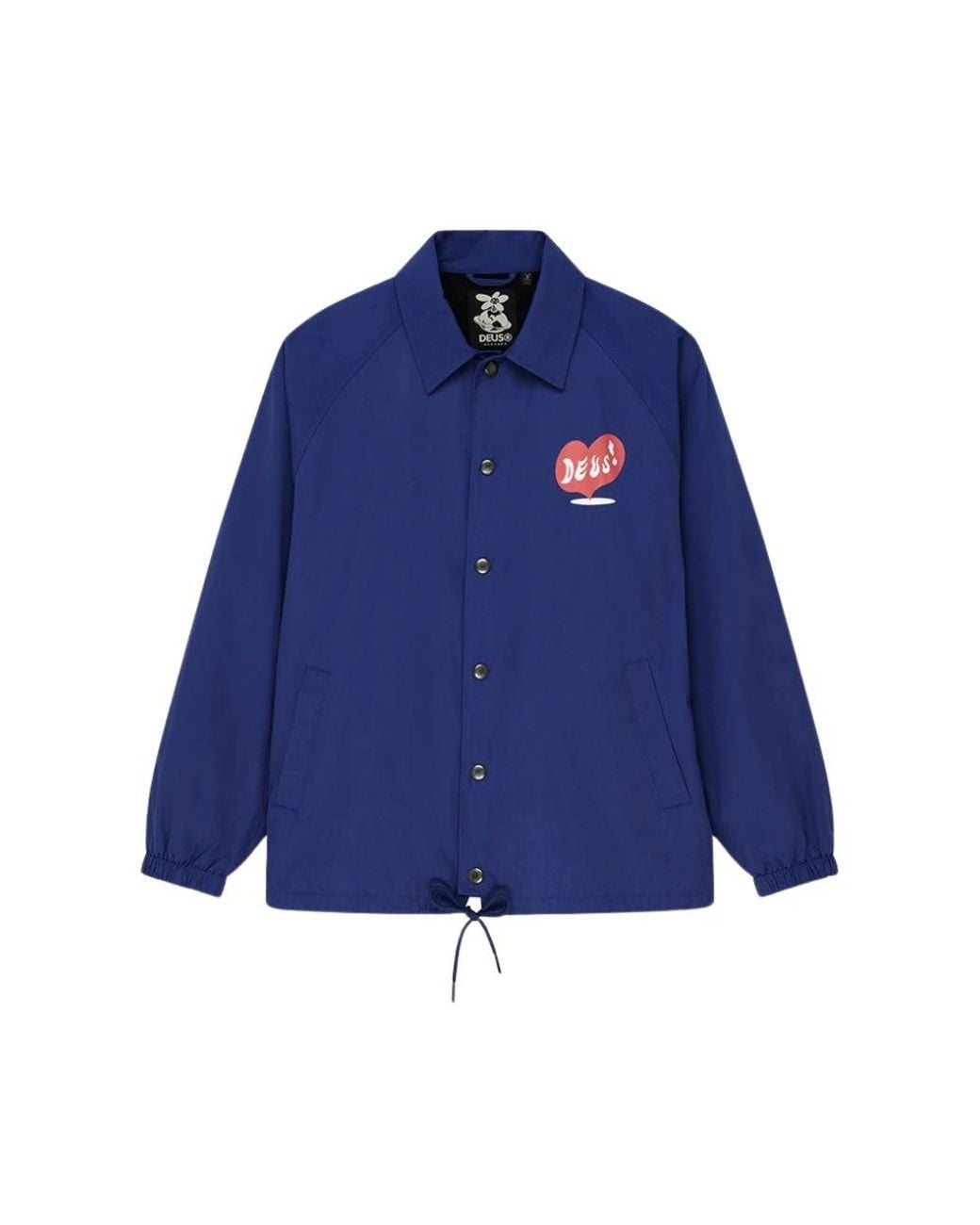 Deus Ex Machina Deep Cut Coach Jacket in het Blue voor heren