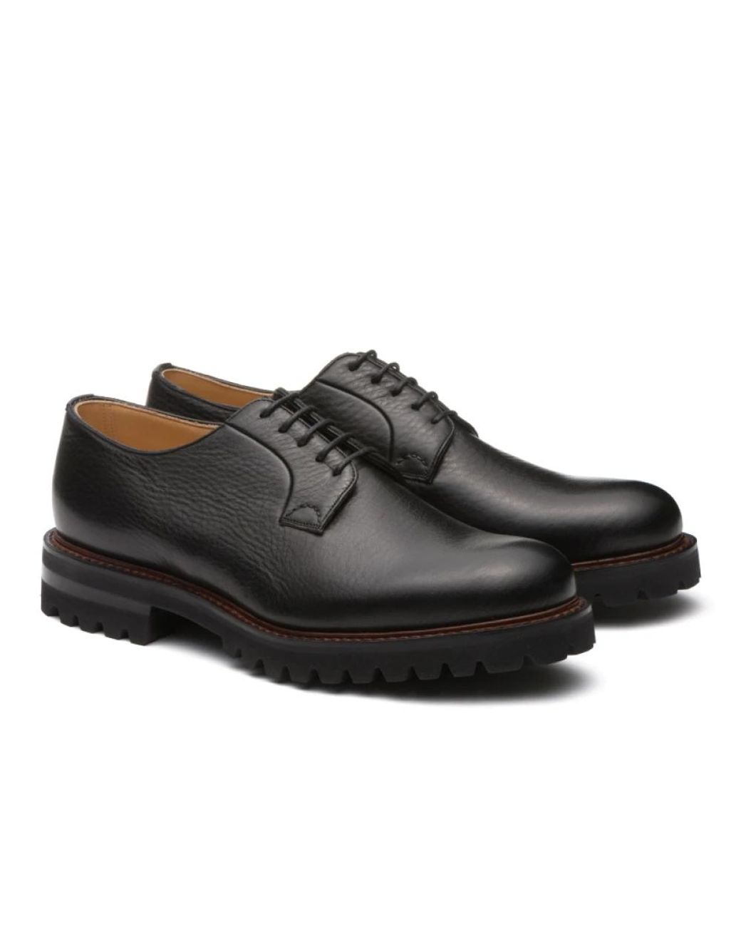 Church's Black Laced Shoes for men